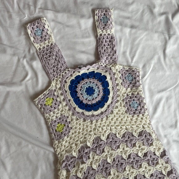 Zara | Dresses | Zara Crochet Dress | Poshmark